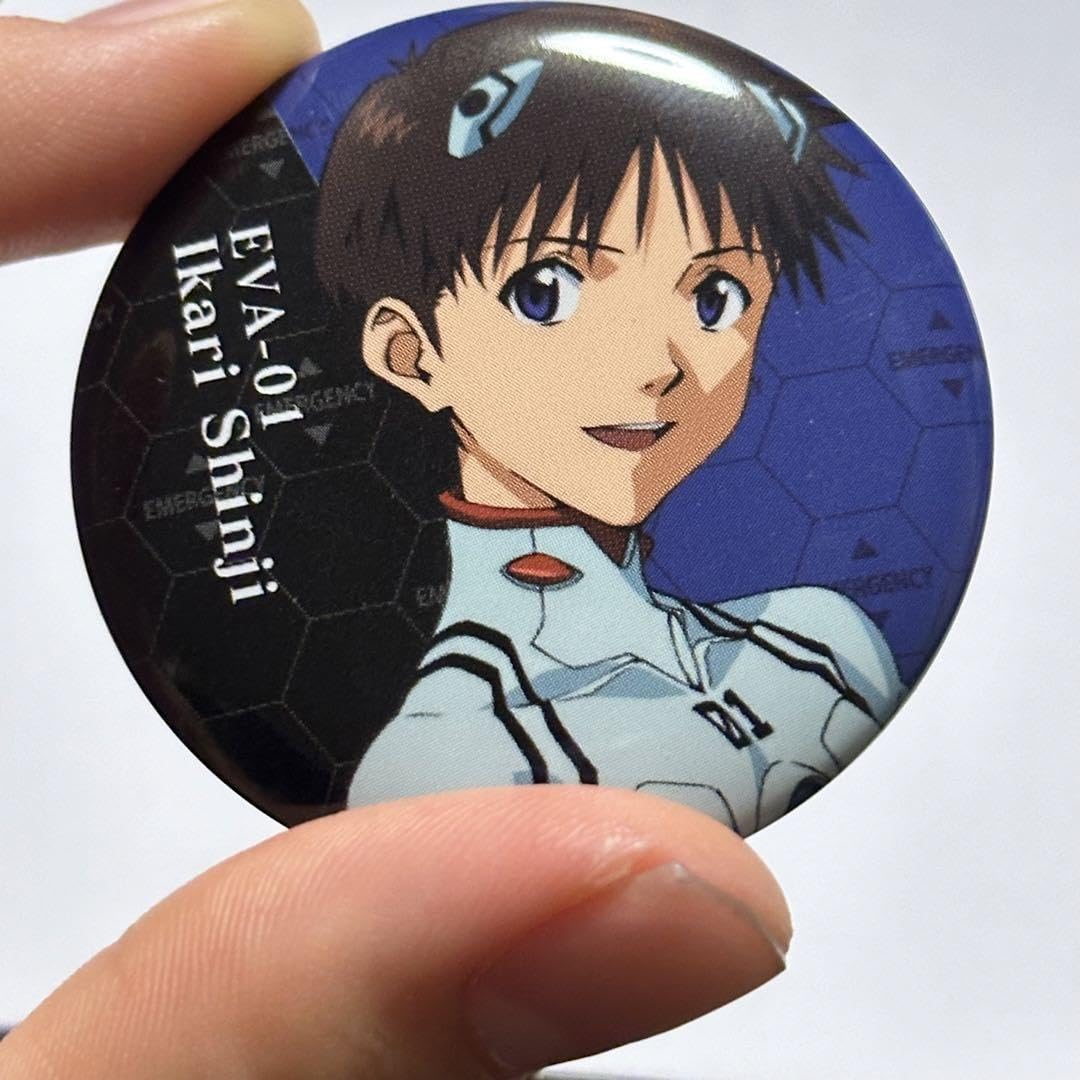 (1)　エヴァ　缶バッジ　碇シンジ 大阪万博 アニメイト 限定 エヴァンゲリオン 碇シンジ 6個